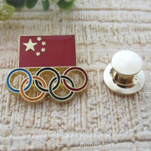 New Design Souvenir Gift Custom Made Flag Lapel Pin Metal Badge